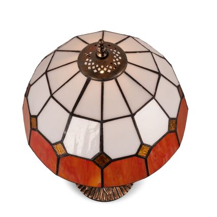 Brilagi - Tiffany vitražna stona lampa SIENNA 1xE27/60W/230V