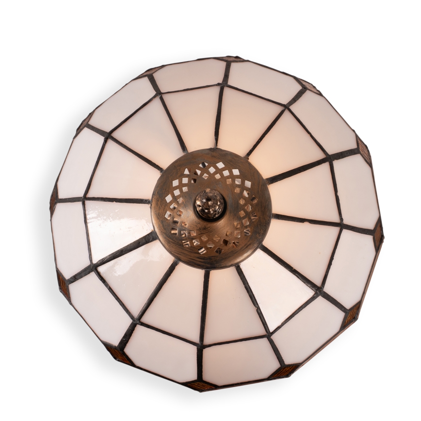 Brilagi - Tiffany vitražna stona lampa SIENNA 1xE27/60W/230V