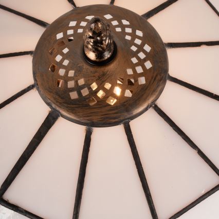 Brilagi - Tiffany vitražna stona lampa SIENNA 1xE27/60W/230V