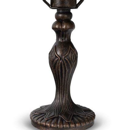 Brilagi - Tiffany vitražna stona lampa SLONOVAČA 1xE27/60W/230V