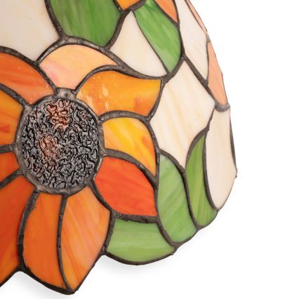 Brilagi - Tiffany vitražna stona lampa SUNFLOWER 2xE27/60W/230V