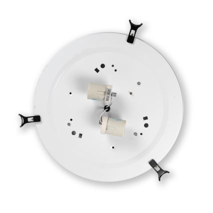Brilagi - Tiffany vitražna stropna svetiljka slonovača 2xE27/60W/230V, prečnik 40 cm