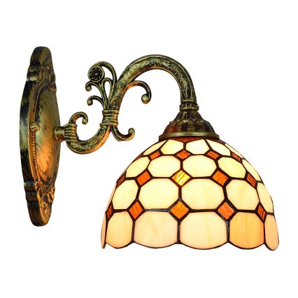 Brilagi - Tiffany vitražna zidna lampa DORAN 1xE27/40W/230V