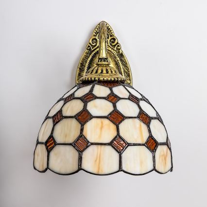 Brilagi - Tiffany vitražna zidna lampa DORAN 1xE27/40W/230V
