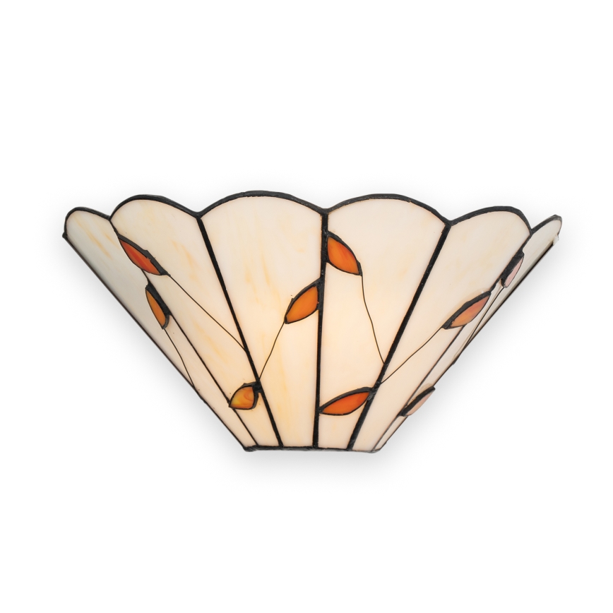 Brilagi - Tiffany vitražna zidna lampa FOLIA 1xE14/40W/230V