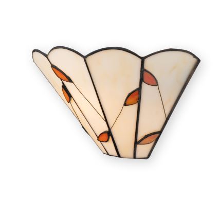 Brilagi - Tiffany vitražna zidna lampa FOLIA 1xE14/40W/230V