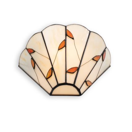 Brilagi - Tiffany vitražna zidna lampa FOLIA 1xE14/40W/230V