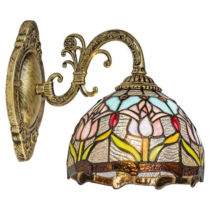 Brilagi - Tiffany vitražna zidna lampa LORAS 1xE27/40W/230V
