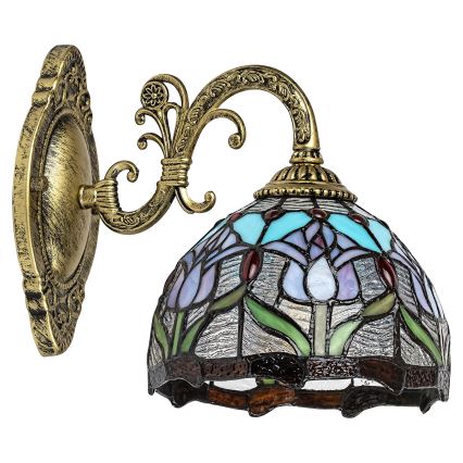 Brilagi - Tiffany vitražna zidna lampa LORAS 1xE27/40W/230V