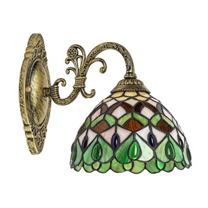 Brilagi - Tiffany vitražna zidna lampa MARGARET 1xE27/40W/230V