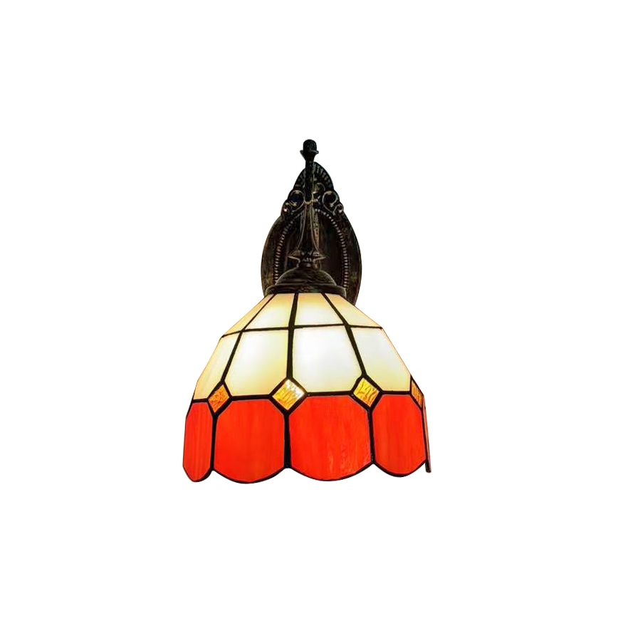 Brilagi - Tiffany vitražna zidna lampa SIENNA 1xE14/40W/230V