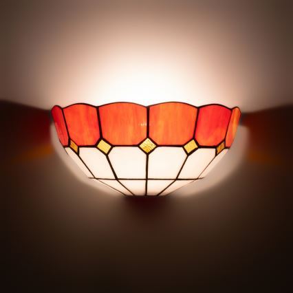 Brilagi - Tiffany vitražna zidna lampa SIENNA 1xE14/40W/230V