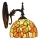 Brilagi - Tiffany vitražna zidna lampa SUNFLOWER 1xE14/40W/230V