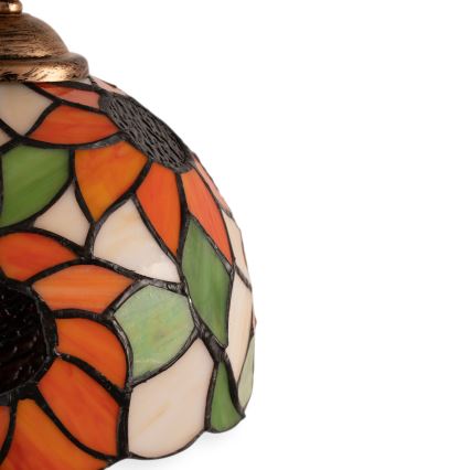Brilagi - Tiffany vitražna zidna lampa SUNFLOWER 1xE14/40W/230V
