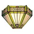 BRILAGI - Tiffany vitražna zidna svetiljka EMERALD 1xE14/40W/230V