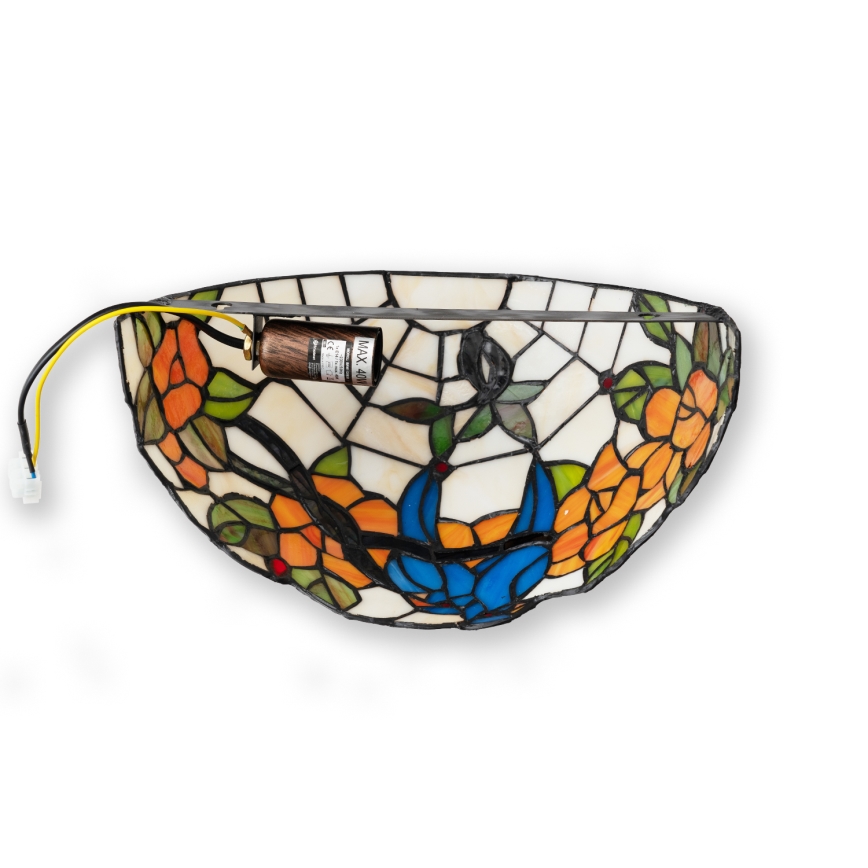 Brilagi - Tiffany vitražna zidna svetiljka JUNGLE 1xE14/40W/230V
