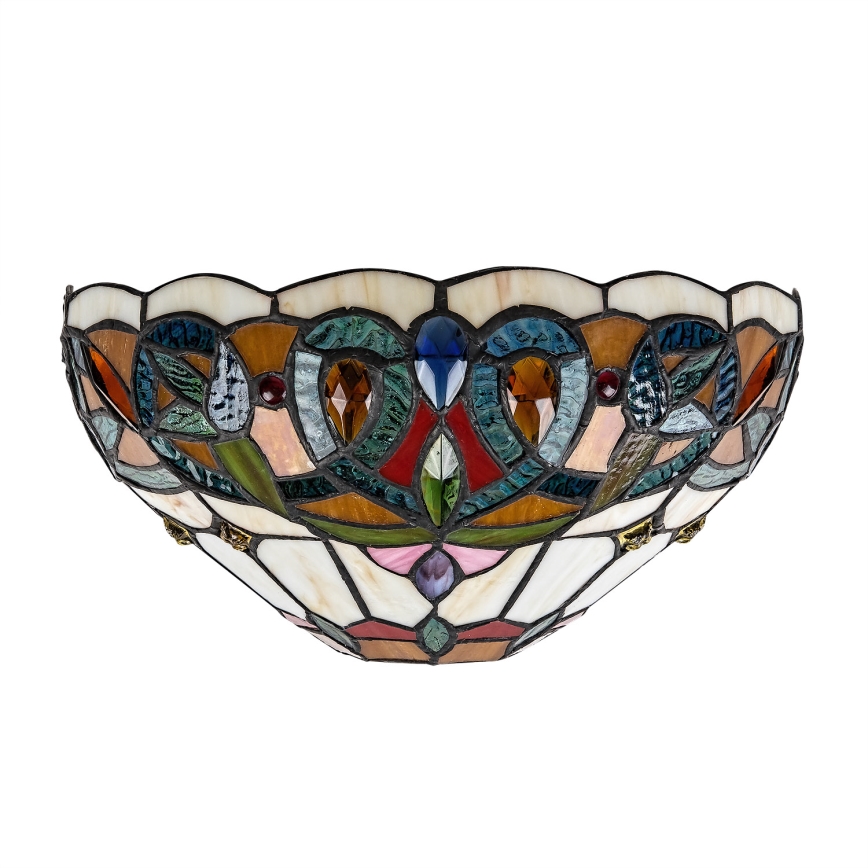 Brilagi - Tiffany vitražna zidna svetiljka LUISA 1xE27/40W/230V