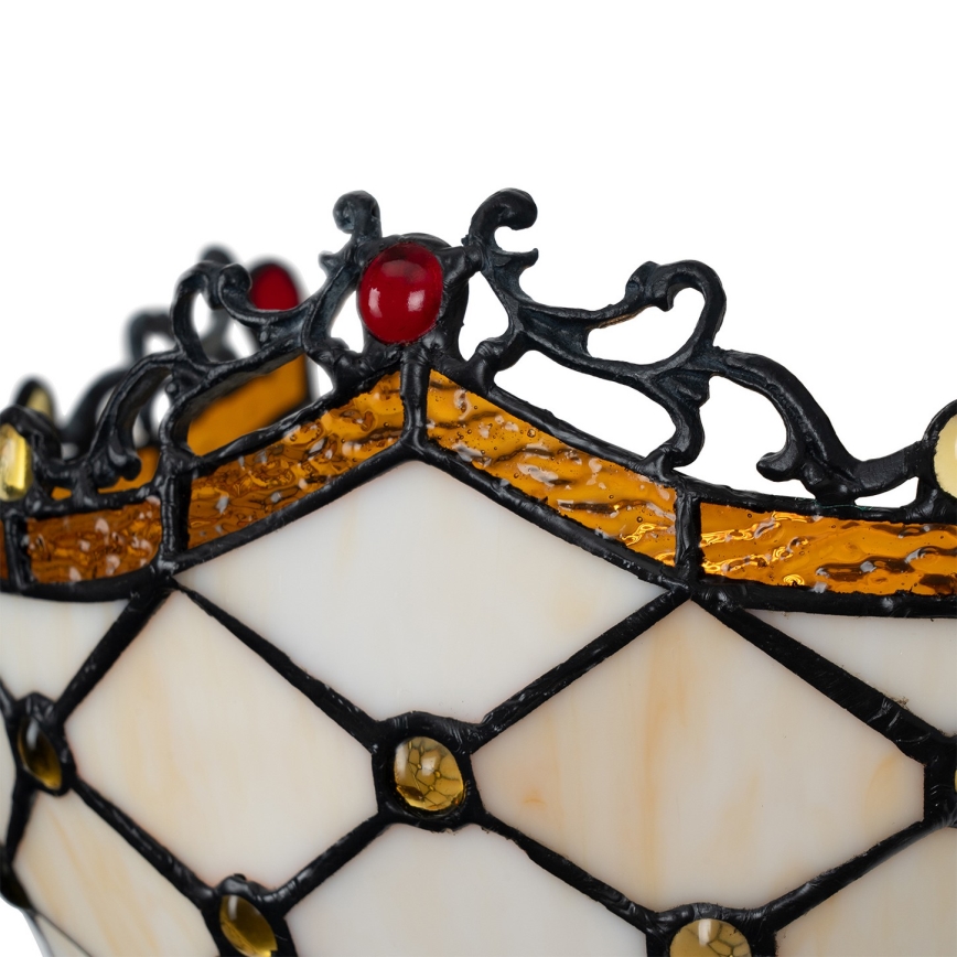 Brilagi - Tiffany vitražna zidna svetiljka Slonovača 1xE14/40W/230V