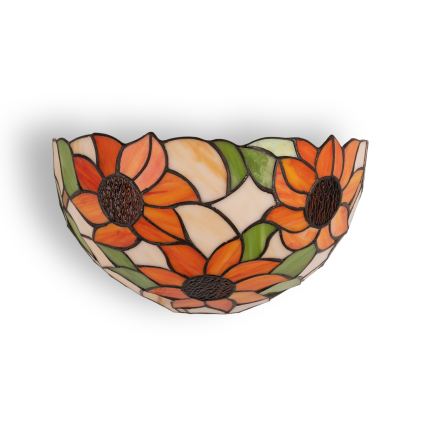 Brilagi - Tiffany vitražna zidna svetiljka SUNFLOWER 1xE14/40W/230V
