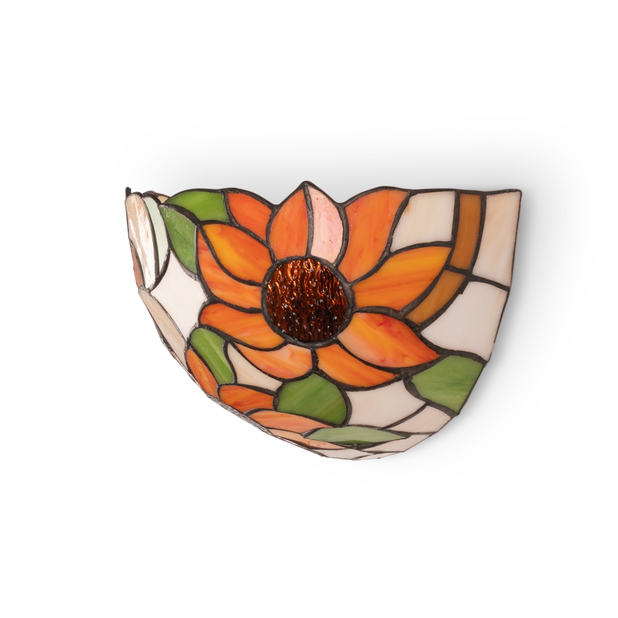 Brilagi - Tiffany vitražna zidna svetiljka SUNFLOWER 1xE14/40W/230V