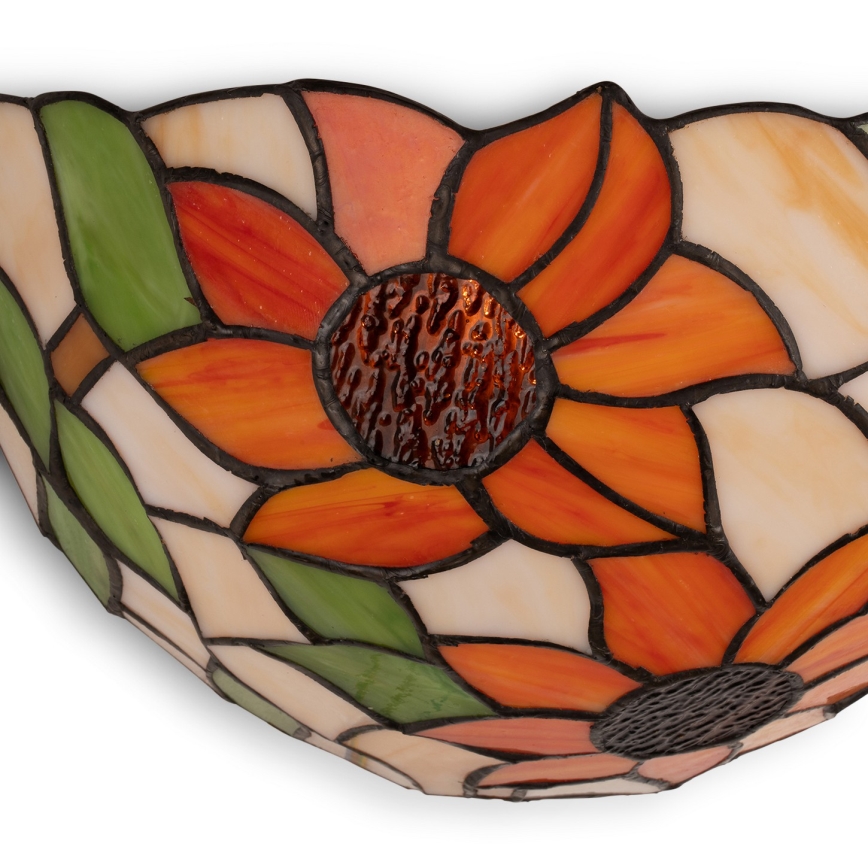 Brilagi - Tiffany vitražna zidna svetiljka SUNFLOWER 1xE14/40W/230V