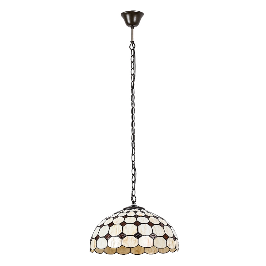 Brilagi - Tiffany vitražni luster na lancu DORAN 2xE27/60W/230V