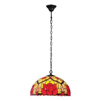 Brilagi - Tiffany vitražni luster na lancu GARLAN 2xE27/60W/230V
