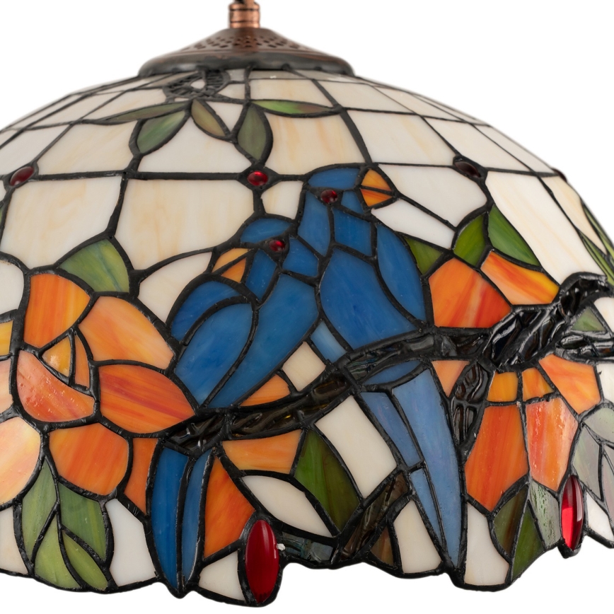 Brilagi - Tiffany vitražni luster na lancu JUNGLE 1xE27/60W/230V prečnik 40 cm