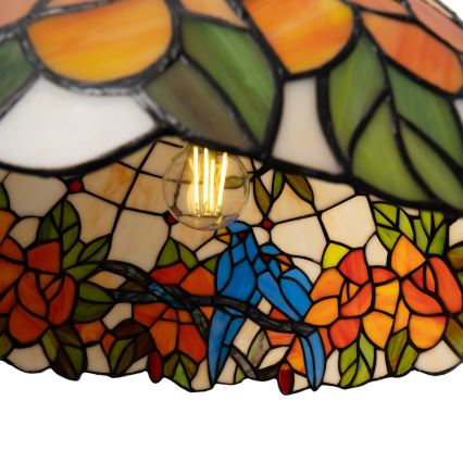 Brilagi - Tiffany vitražni luster na lancu JUNGLE 1xE27/60W/230V prečnik 40 cm