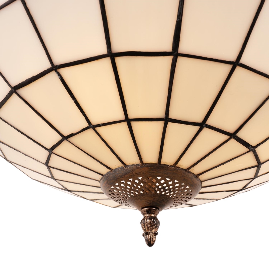 BRILAGI - Tiffany vitražni luster na lancu SIENNA 3xE27/60W/230V prečnik 50 cm
