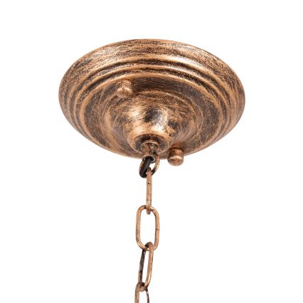 BRILAGI - Tiffany vitražni luster na lancu SIENNA 3xE27/60W/230V prečnik 50 cm
