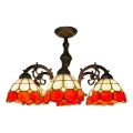 Brilagi - Tiffany vitražni plafonski luster SIENNA 6xE27/60W/230V prečnik 60 cm