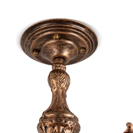 Brilagi - Tiffany vitražni plafonski luster SIENNA 6xE27/60W/230V prečnik 60 cm