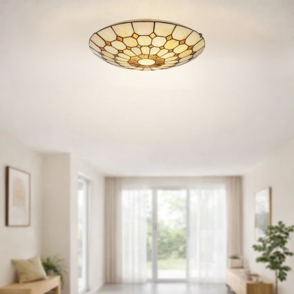 Brilagi - Tiffany vitražno plafonsko svetlo DORAN 2xE27/60W/230V