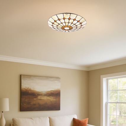 Brilagi - Tiffany vitražno plafonsko svetlo DORAN 2xE27/60W/230V