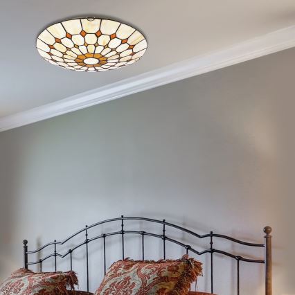 Brilagi - Tiffany vitražno plafonsko svetlo DORAN 2xE27/60W/230V