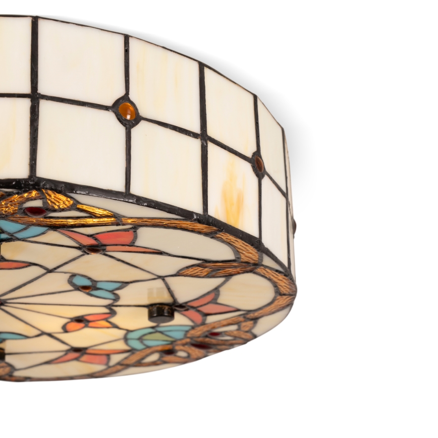 BRILAGI - Tiffany vitražno plafonsko svetlo MIRABELLA 2xE27/60W/230V prečnik 40 cm