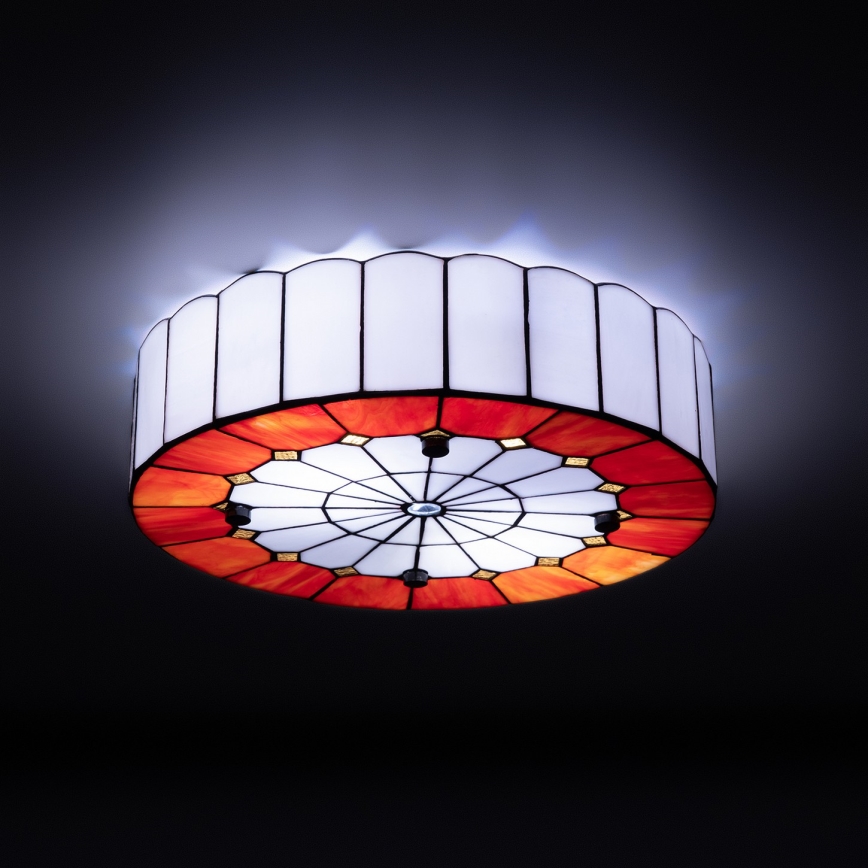 Brilagi - Tiffany vitražno plafonsko svetlo SIENNA 3xE27/60W/230V prečnik 40 cm