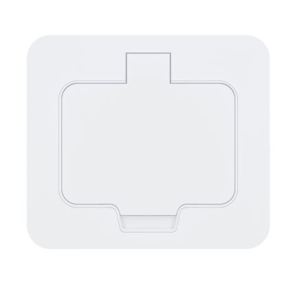 Brilagi - Ugradna podna utičnica za spoljašnju upotrebu IP55, bela, pravougaona