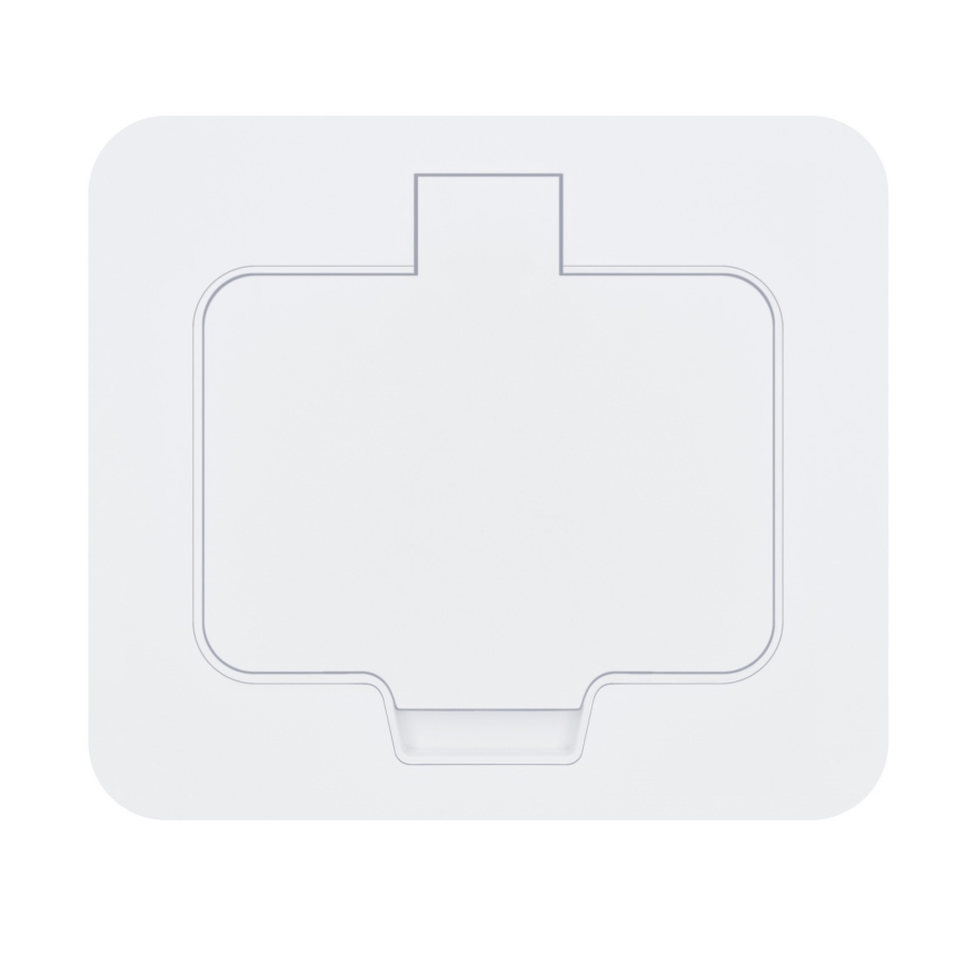 Brilagi - Ugradna podna utičnica za spoljašnju upotrebu IP55, bela, pravougaona