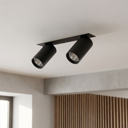 Brilagi - Ugradno plafonsko svetlo SELE 2xGU10/30W/230V crna