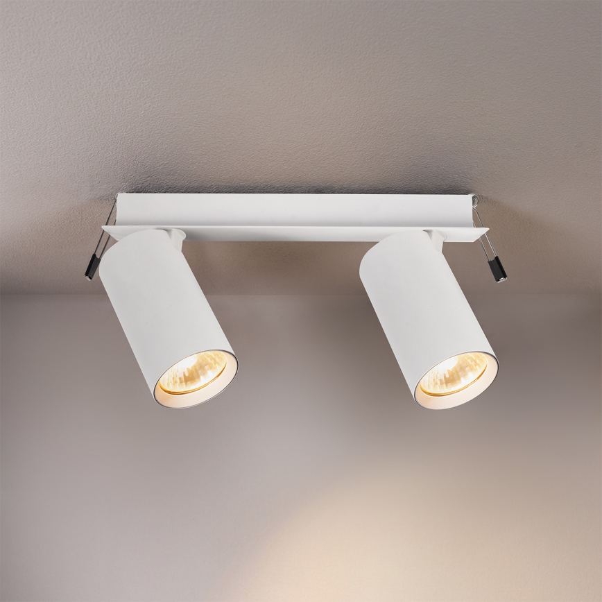 Brilagi - Ugradno stropno svetlo SELE 2xGU10/30W/230V belo