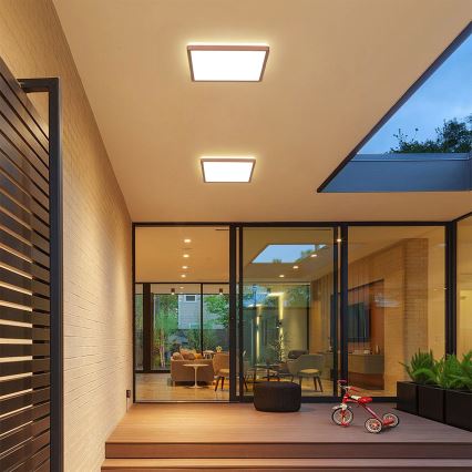 Brilagi - LED kupatilsko plafonsko svetlo ULTRA SLIM LED/18W/230V 30x30 cm roze zlato IP54