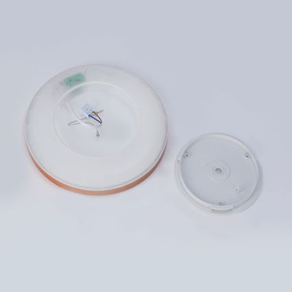 Brilagi - LED plafonsko svetlo za kupatilo ULTRA TANKO LED/18W/230V, prečnika 30 cm, roze zlato, IP54