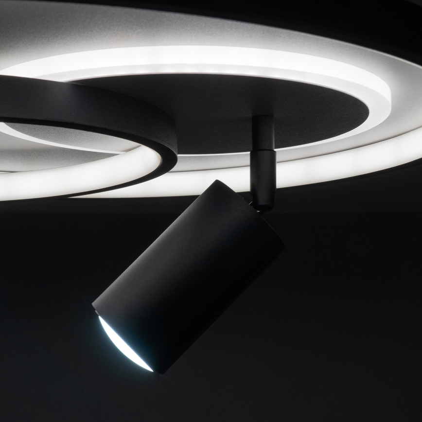 BRILAGI - prigušiva LED stropna svetiljka UNITY LED/60W/230V + 1xGU10/3W 3000-6000K prečnik 50 cm bela/crna + daljinski upravljač