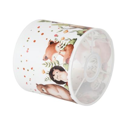 BRILAGI - Univerzalni abažur BOBO E27 prečnik 15 cm bela/životinjice