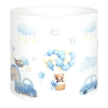 BRILAGI - Univerzalni abažur BOBO E27 prečnika 15 cm bela/plava/medvedići
