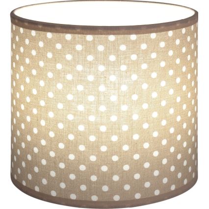 BRILAGI - Univerzalni abažur BOBO E27, Ø 15 cm, bež sa tačkicama