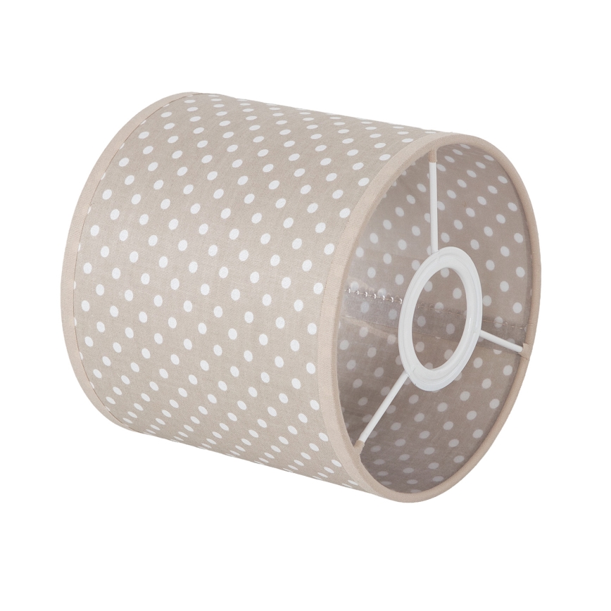 BRILAGI - Univerzalni abažur BOBO E27, Ø 15 cm, bež sa tačkicama