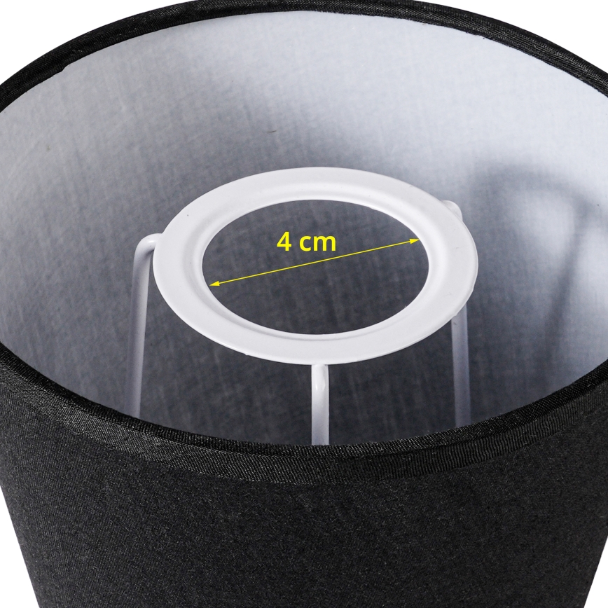 Brilagi - Univerzalni abažur NUBILA E27 13x9 cm crni